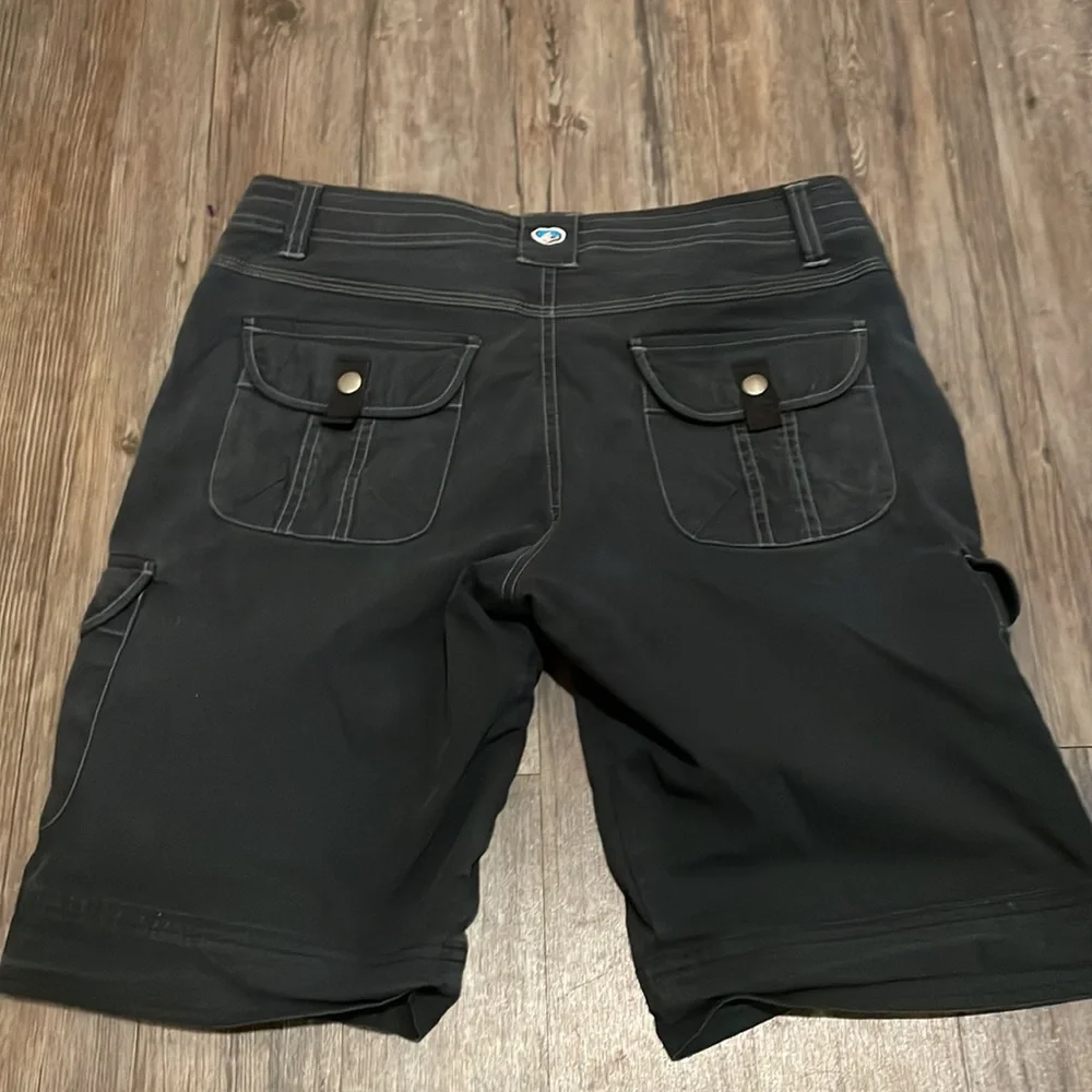 Dark Blue Kuhl Bermuda Cargo Shorts 6 - Picture 3 of 7